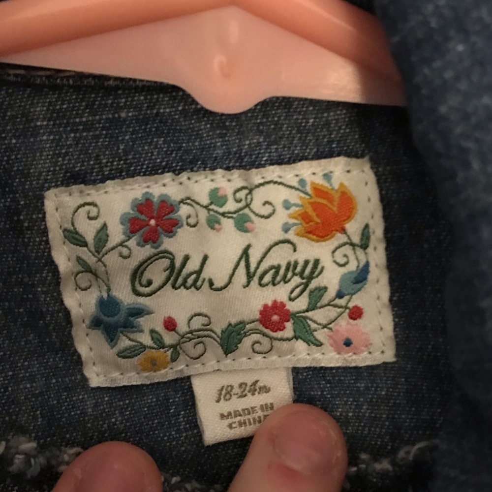 Embroidered denim jacket - Picture 3 of 3